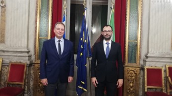 Διατροφική σήμανση και  παράνομη αλιεία στο επίκεντρο της συνάντησης Σπήλιου Λιβανού με τον Ιταλό ομόλογό του Στέφανο Πατουανέλι