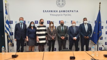Συνάντηση Πρεζεράκου με κλιμάκιο του Διεθνούς Ερυθρού Σταυρού
