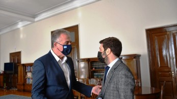 Συνάντηση Καλαφάτη-Γιατρομανωλάκη για θέματα Σύγχρονου Πολιτισμού