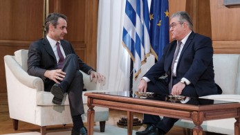 Ολοκληρώθηκαν οι επαφές Μητσοτάκη με τους πολιτικούς αρχηγούς (pics)