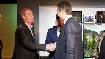 Τι πρότεινε ο πρωθυπουργός στον πρόεδρο της Microsoft για την Ελλάδα (pics)