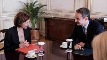 Με την Υπουργό Άμυνας της Γαλλίας συναντήθηκε ο Πρωθυπουργός