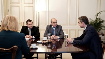 Με τον Κύπριο Πρόεδρο της Βουλής συναντήθηκε ο Πρωθυπουργός