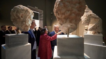 Τι είδε ο Νετανιάχου στο Εθνικό Αρχαιολογικό Μουσείο