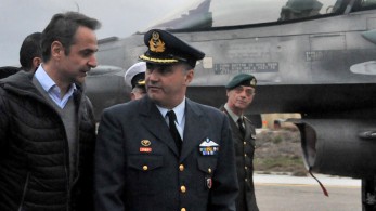 Στα Χανιά ο πρωθυπουργός: Επισκέφθηκε την 115 Πτέρυγα Μάχης (vid)