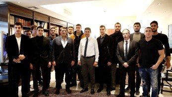 Συνάντηση Αυγενάκη με τη «χρυσή» Εθνική Νέων πόλο