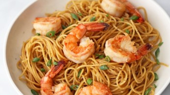 Noodles με γαρίδες