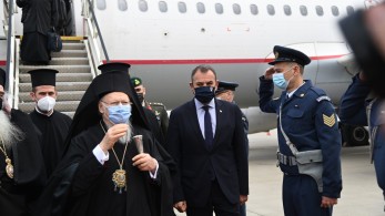 Τον Οικουμενικό Πατριάρχη Βαρθολομαίο, υποδέχτηκε ο Παναγιωτόπουλος