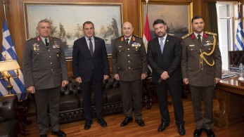 Συνάντηση Παναγιωτόπουλου με τον Α/ΓΕΕΔ της Αιγύπτου Αντιστράτηγο Οσάμα Ροσντί Ασκάρ