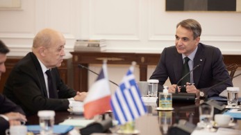 Συνάντηση Μητσοτάκη-Λε Ντριάν: Σε εξαιρετικό επίπεδο οι σχέσεις Ελλάδας-Γαλλίας