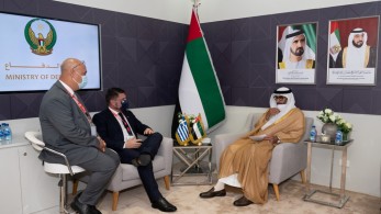 Συνάντηση Χαρδαλιά με τον υπουργό Επικρατείας των ΗΑΕ: Εμβάθυνση συνεργασιών