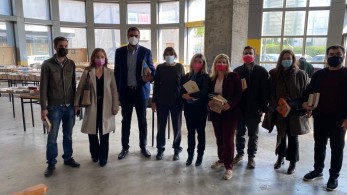 Η ΟΝΝΕΔ στο πλευρό του Παλαιοβιβλιοπωλείου των Αστέγων