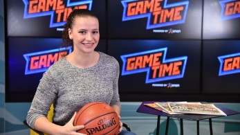 Η μπασκετμπολίστρια του Παναθηναϊκού Αγγελική Βιντσιλαίου στο ΟΠΑΠ GAME TIME ΜΠΑΣΚΕΤ για την Euroleague