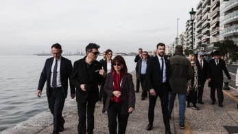 Με επίσκεψη στο MOMus και βόλτα στην παραλία έκλεισε η επίσκεψη της ΠτΔ στη Θεσσαλονίκη