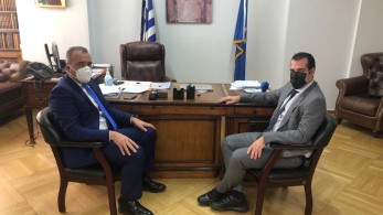 Συνάντηση Πλεύρη με τον υπουργό Υγείας της Κύπρου: Στο επίκεντρο η πανδημία