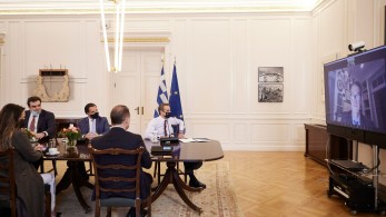 Μητσοτάκης με στελέχη της Amazon: Κόμβος για επενδύσεις υψηλής τεχνολογίας η Ελλάδα