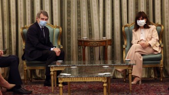 Κατερίνα Σακελλαροπούλου για Νταβίντ Σασόλι: Αντίο σε έναν αληθινό Ευρωπαίο