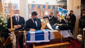 Παρουσία Χαρδαλιά η Νεκρώσιμος Ακολουθία του Ήρωα Κωνσταντίνου Κόκκα στο Πέτα Άρτας