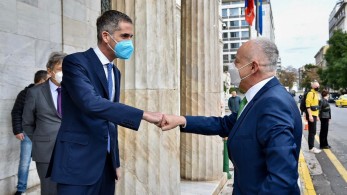 Η συνάντηση Μπακογιάννη με τον «ξεχωριστό» Δήμαρχο Βελιγραδίου