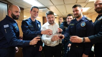 Οι ευχές του Ν. Χαρδαλιά από το ακριτικό Καστελόριζο