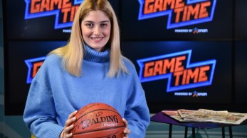 Η μπασκετμπολίστρια του Παναθηναϊκού Ελισάβετ Μπουντούρη στο πρώτο ΟΠΑΠ GAME TIME ΜΠΑΣΚΕΤ της χρονιάς
