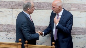 Τασούλας-Παπανδρέου τα είπαν για κρασιά και τυριά