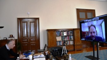 Σε τηλεδιάσκεψη για την ουσιαστική αναβάθμιση του Νοσοκομείου Αγίου Παύλου ο Στ. Καλαφάτης