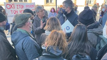 Συζήτηση Κ. Μπακογιάννη με εκπροσώπους των χειροτεχνών