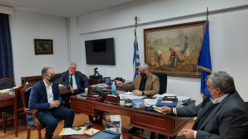 Συνάντηση στο ΥΠΑΑΤ για το φράγμα Ψαχνών