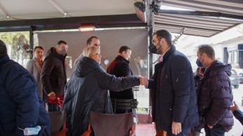 Μαρινάκης από Περιστέρι: Η κυβέρνηση Μητσοτάκη στηρίζει τους πολίτες