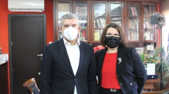 Συνάντηση του Περιφερειάρχη Θεσσαλίας με την Πρέσβειρα της Σλοβακίας