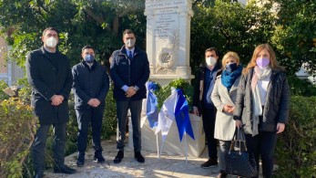 Στεφάνι στο Μνημείο Πεσόντων Ιμίων κατέθεσε η ΟΝΝΕΔ