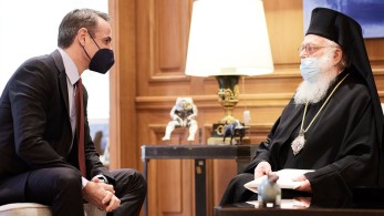 Συνάντηση του πρωθυπουργού με Αρχιεπίσκοπο Αλβανίας