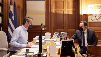 Συνάντηση Μητσοτάκη με Γεωργαντά