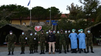 Σε μονάδες και φυλάκια σε Σκύρο, Άγιο Ευστράτιο, Σαμοθράκη και Λήμνο ο Ν. Χαρδαλιάς