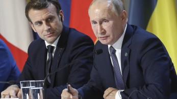 Νέα τηλεφωνική επικοινωνία διάρκειας 90 λεπτών είχαν Πούτιν-Μακρόν