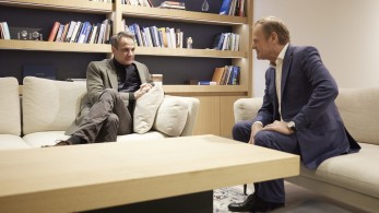 Ουκρανία και ενέργεια στη συνάντηση Μητσοτάκη – Τουσκ στις Βρυξέλλες