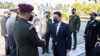 Ο Νίκος Χαρδαλιάς επισκέφθηκε τη Σχολή Εθνικής Άμυνας