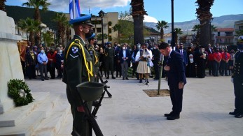 Ο Ν. Χαρδαλιάς στις εορταστικές εκδηλώσεις για την επέτειο απελευθέρωσης του Κάστρου των Σαλώνων