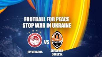 Ολυμπιακός-Σαχτάρ, «STOP WAR»: Μηνύματα συμπαράστασης από την πολιτική ηγεσία