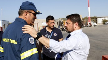 Ευχές Χαρδαλιά στους πυροσβέστες
