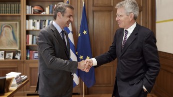 Το «αντίο» του Κυριάκου Μητσοτάκη στον Τζέφρι Πάϊατ