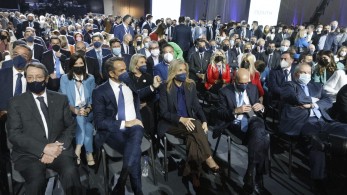 Αυλαία για το 14ο συνέδριο της ΝΔ (φωτορεπορτάζ)