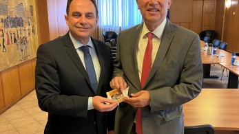 Συνάντηση Γεωργαντά με τον Γερμανό πρέσβη