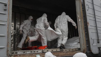 Ουκρανία: Εκατοντάδες πτώματα Ρώσων στρατιωτών φυλάσσονται σε τρένα-ψυγεία