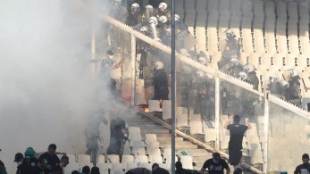 Σε 17 συλλήψεις προχώρησε η ΕΛ.ΑΣ για τα επεισόδια στο ΟΑΚΑ