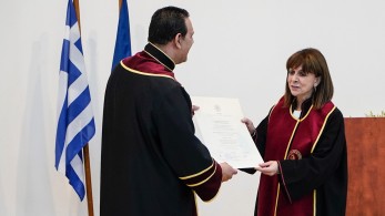 Επίτιμη διδάκτορας του Ιονίου Πανεπιστημίου η Πρόεδρος της Δημοκρατίας