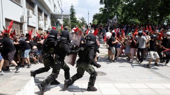 Επεισόδια στο ΑΠΘ: Στο αυτόφωρο οι δύο συλληφθέντες