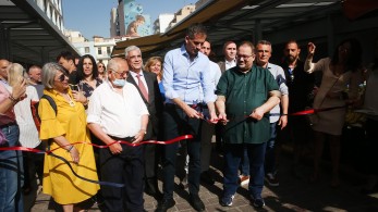 Μπακογιάννης: Η καρδιά της Αθήνας χτυπάει δυνατά στην ανακαινισμένη Βαρβάκειο