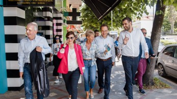 Επίσκεψη Μαρινάκη και στελεχών της Νέας Δημοκρατίας στον νομό Ιωαννίνων